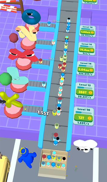 Alphabet Egg Farm: Idle Tycoon - Gameplay image of android game