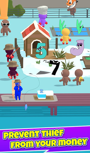 Idle Funny Zoo: ABC Friends - عکس بازی موبایلی اندروید