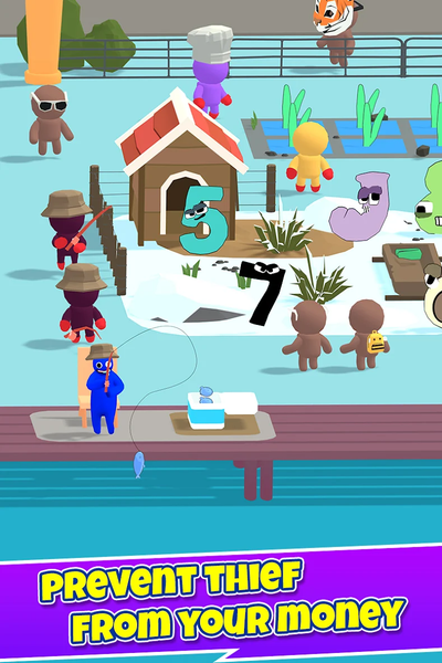 Idle Funny Zoo: ABC Friends - عکس بازی موبایلی اندروید