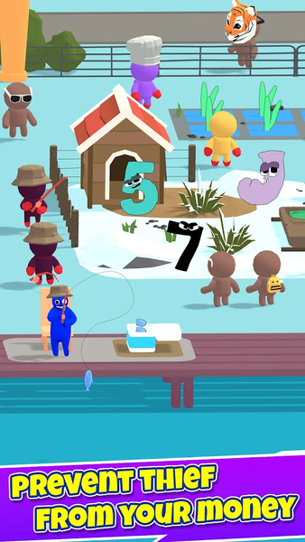 Idle Funny Zoo: ABC Friends - عکس بازی موبایلی اندروید
