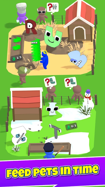 Idle Funny Zoo: ABC Friends - عکس بازی موبایلی اندروید