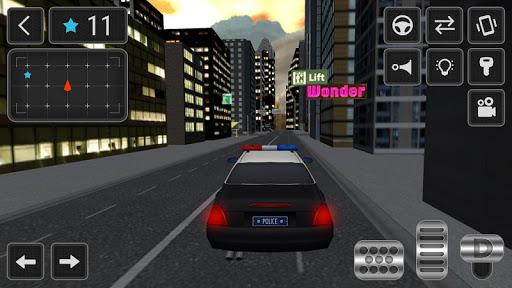 Driving Police Car Simulator - Gameplay image of android game