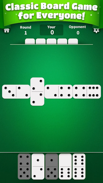 Classic Dominoes: Dominos Game - Gameplay image of android game