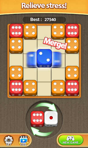 Dice Puzzle - Merge puzzle - Gameplay image of android game