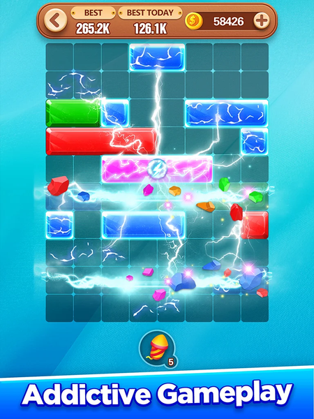 Block Crush - Puzzle Game - Gameplay image of android game