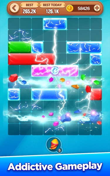 Block Crush - Puzzle Game - Gameplay image of android game
