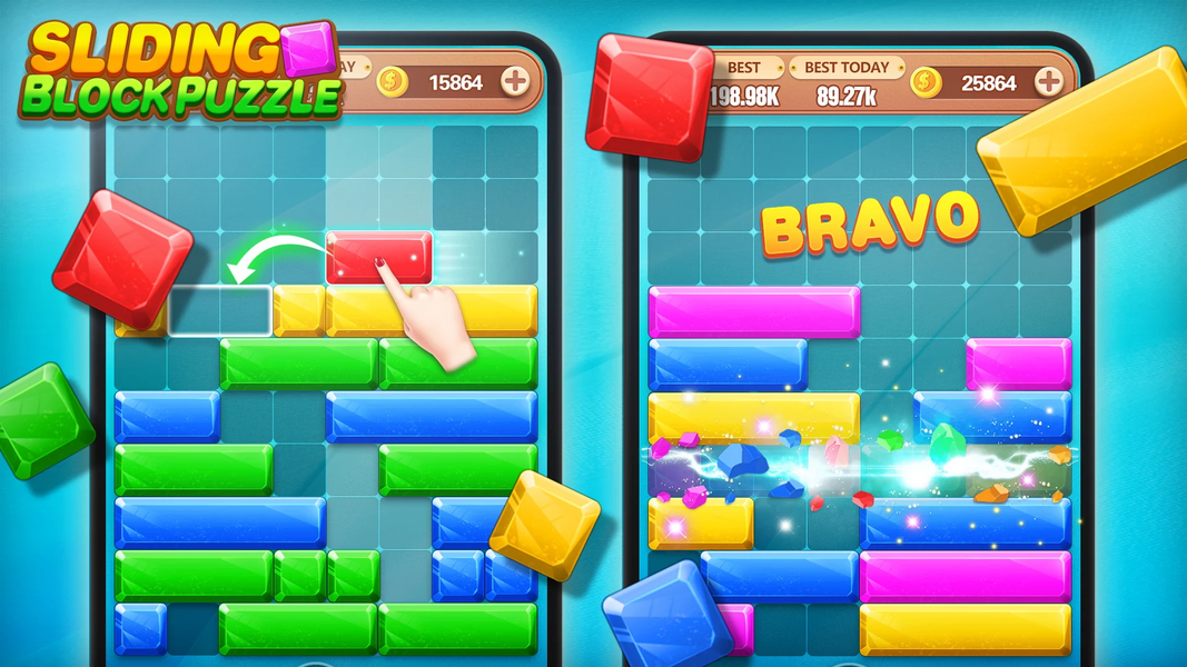 Block Crush - Puzzle Game - Gameplay image of android game