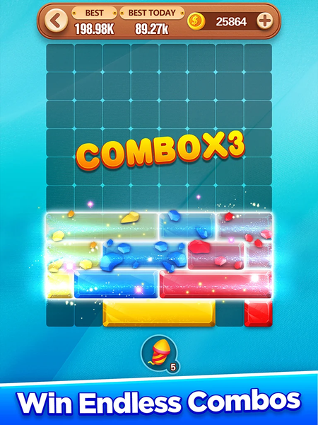Block Crush - Puzzle Game - Gameplay image of android game