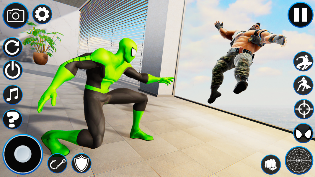 Spider RopeHero City Battle 3D - Gameplay image of android game