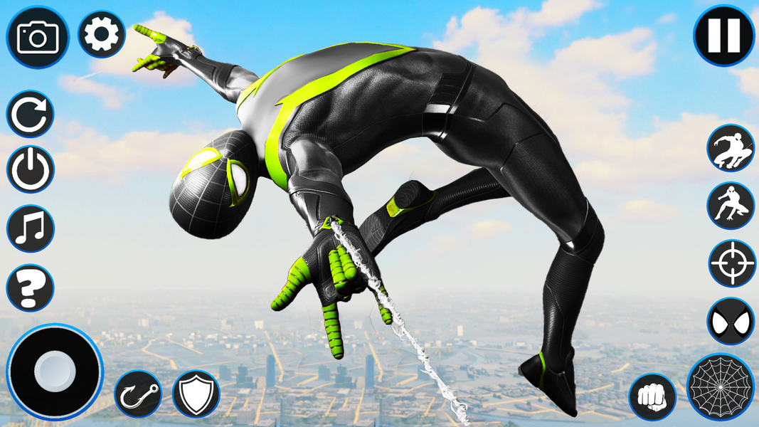 Spider RopeHero City Battle 3D - Gameplay image of android game