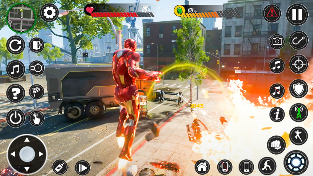 Iron Super Hero City War Fight - Image screenshot of android app