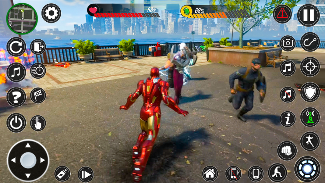 Iron Super Hero City War Fight - Image screenshot of android app