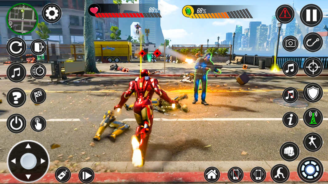 Iron Super Hero City War Fight - عکس برنامه موبایلی اندروید