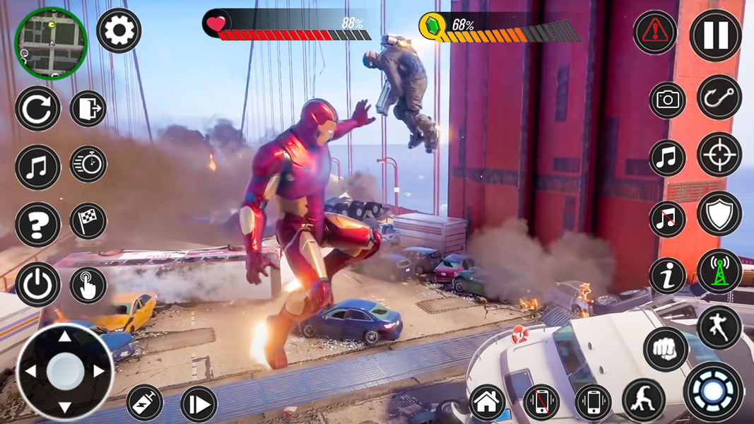 Iron Super Hero City War Fight - عکس برنامه موبایلی اندروید