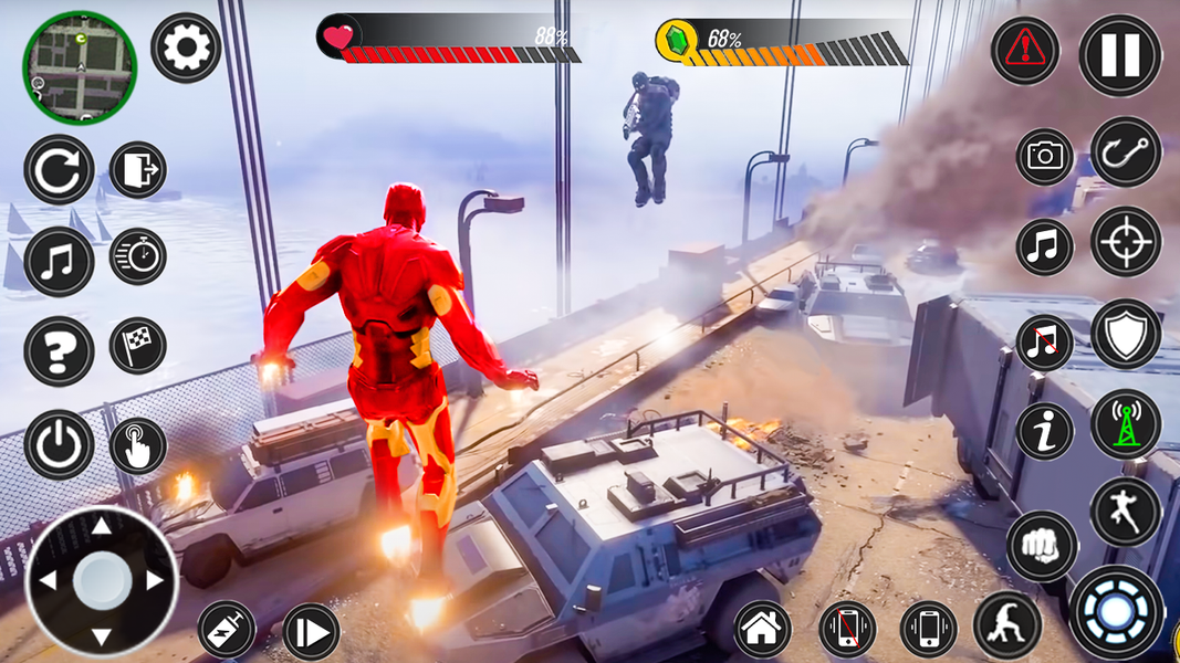 Iron Super Hero City War Fight - عکس برنامه موبایلی اندروید