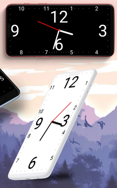 Analog clock - عکس برنامه موبایلی اندروید