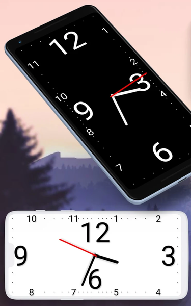 Analog clock - عکس برنامه موبایلی اندروید