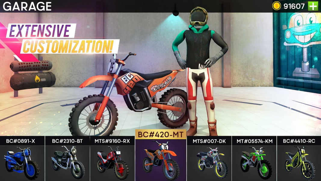 Bike Stunt 3D - Bike Games - عکس بازی موبایلی اندروید