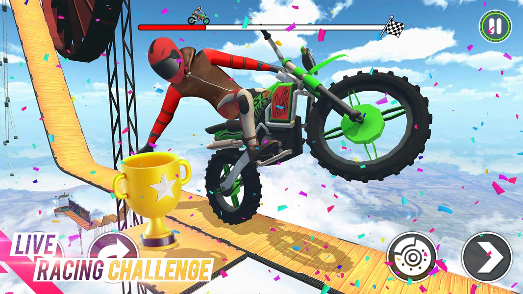 Bike Stunt 3D - Bike Games - عکس بازی موبایلی اندروید