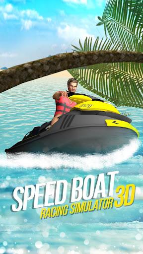 Speed Boat Racing Simulator 3D - Image screenshot of android app