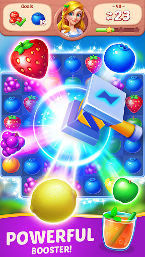 Fruit Diary - Match 3 Games - Gameplay image of android game