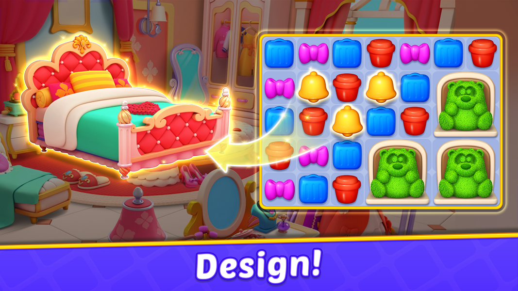 Home Match - Design & Match 3 - Gameplay image of android game