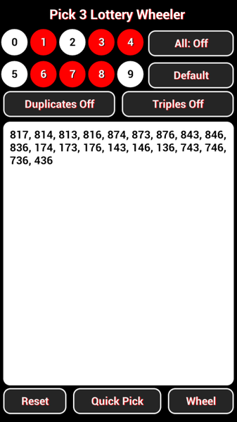 Download Pick 3 Lottery Wheeler App for Android Bazaar