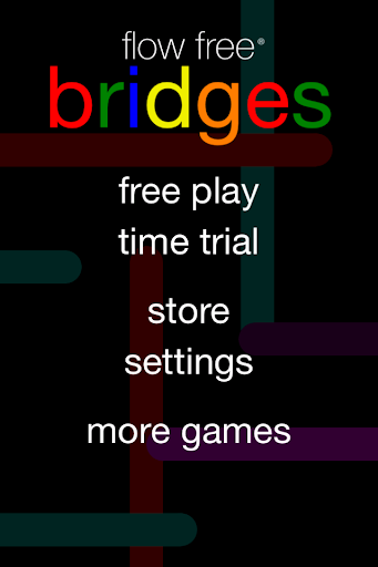 Flow Free: Bridges - Gameplay image of android game