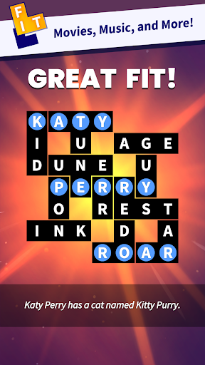 Flow Fit - Word Puzzle - Gameplay image of android game