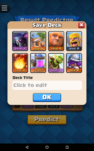 Battle Result Predictor for CR - عکس برنامه موبایلی اندروید