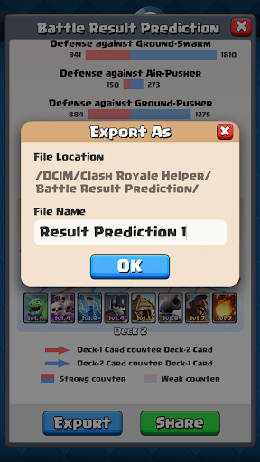 Battle Result Predictor for CR - عکس برنامه موبایلی اندروید