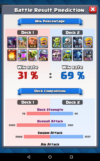 Battle Result Predictor for CR - عکس برنامه موبایلی اندروید