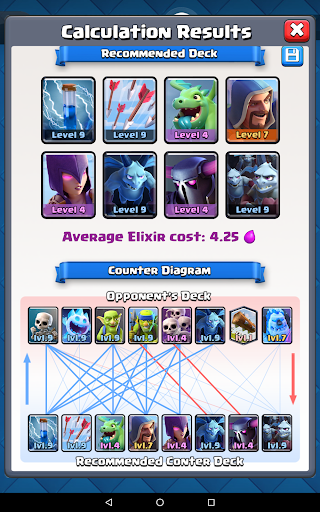 Counter Deck Calculator for CR - عکس برنامه موبایلی اندروید