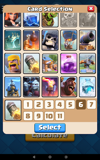 Counter Deck Calculator for CR - عکس برنامه موبایلی اندروید