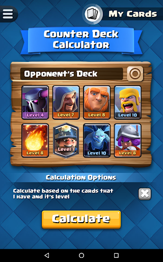 Counter Deck Calculator for CR - عکس برنامه موبایلی اندروید