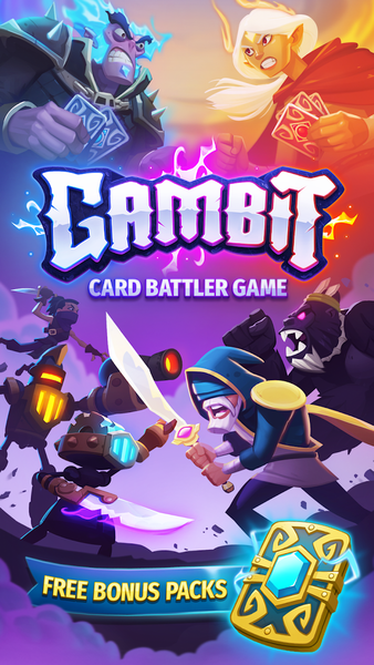 Gambit - Real-Time PvP Card Ba - Gameplay image of android game