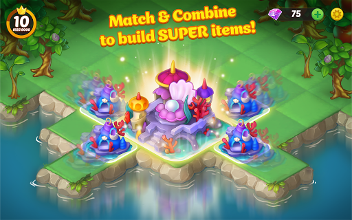 EverMerge: Match 3 Puzzle Game - Gameplay image of android game