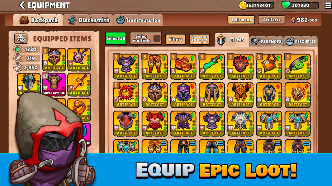 Big Helmets: Heroes of Destiny - Gameplay image of android game