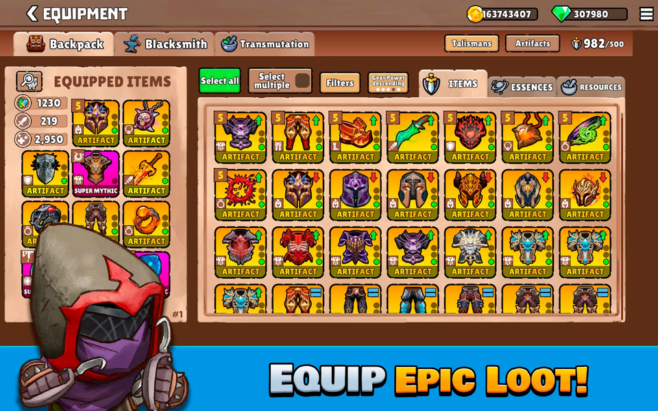 Big Helmets: Heroes of Destiny - Gameplay image of android game