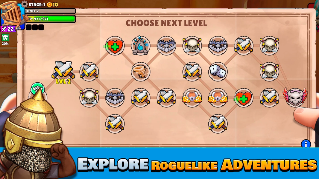 Big Helmets: Heroes of Destiny - Gameplay image of android game