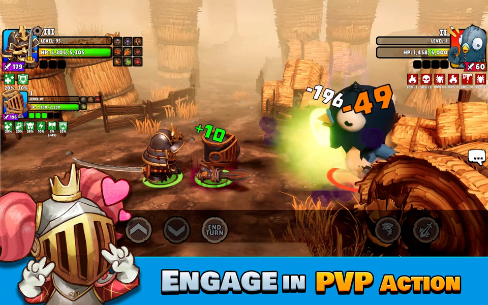 Big Helmets: Heroes of Destiny - Gameplay image of android game