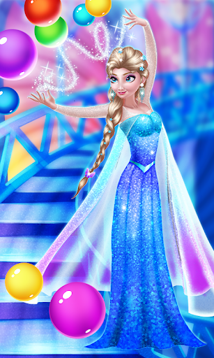 Ice Princess Bubble - Gameplay image of android game