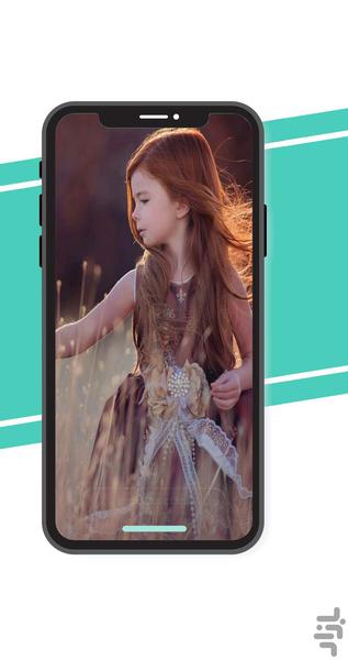 تصویر زمینه کودک ناز - عکس برنامه موبایلی اندروید