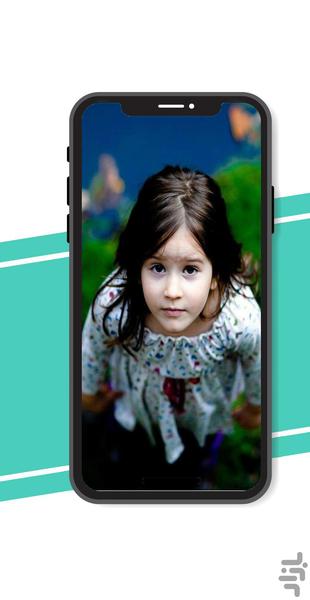 تصویر زمینه کودک ناز - عکس برنامه موبایلی اندروید