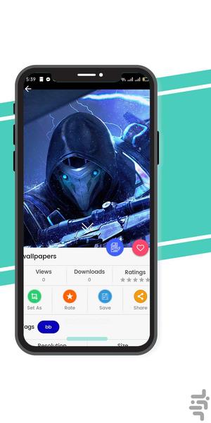 والپیپرهای جدید PUBG با کیفیت بالا - Image screenshot of android app
