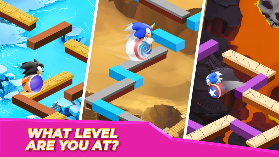 Going Balls: Bridge Rotate - عکس بازی موبایلی اندروید
