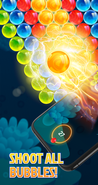 Bubble Shooter: The marine lif - عکس بازی موبایلی اندروید