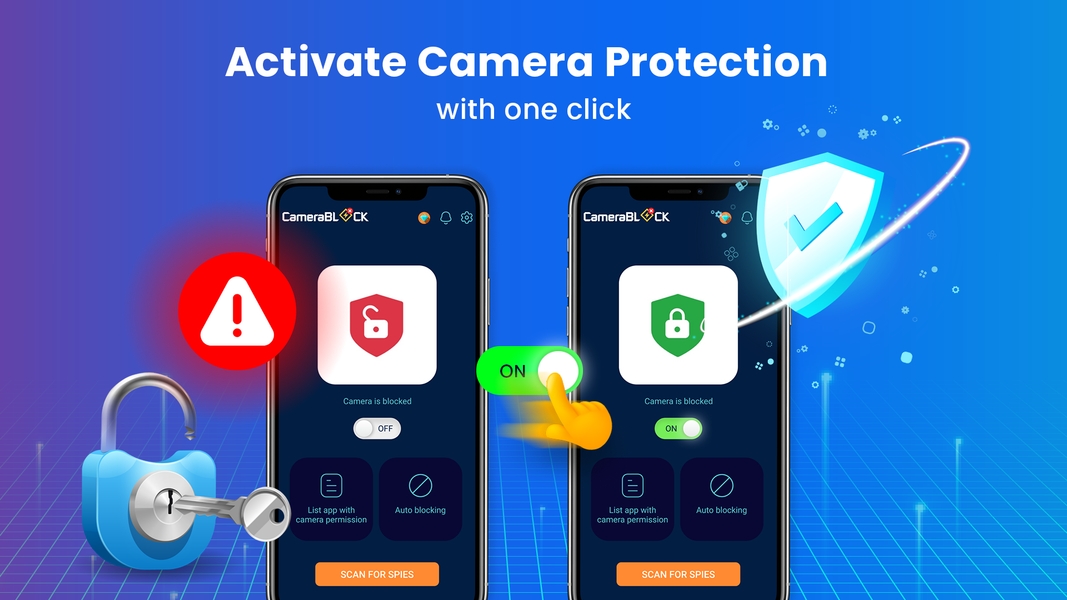 Camera Blocker - Block Camera - Image screenshot of android app