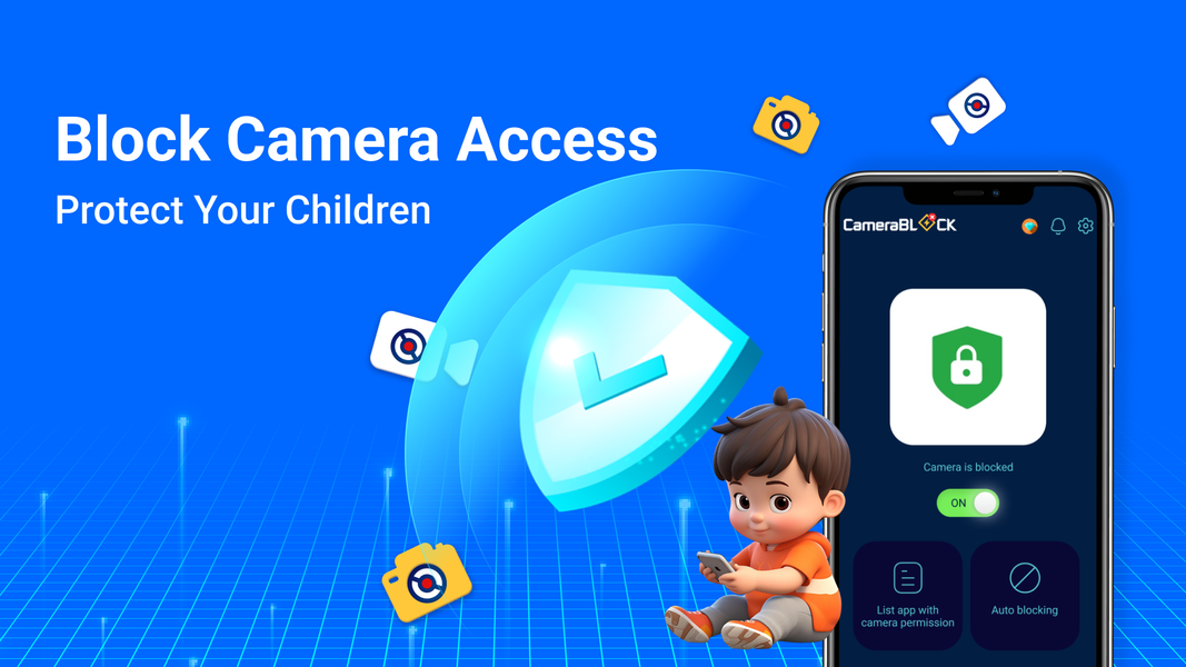 Camera Blocker - Block Camera - عکس برنامه موبایلی اندروید