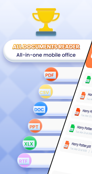 Document Reader: Mobile Office - Image screenshot of android app